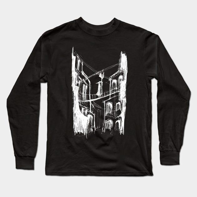 Perspective art Long Sleeve T-Shirt by TKDoodle